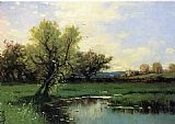 Alfred Thompson Bricher Canvas Paintings - Springtime